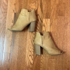 Madden Girl Peep Toe Booties